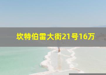 坎特伯雷大街21号16万