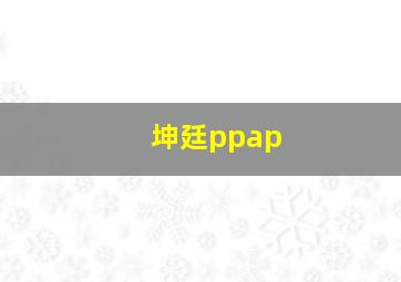 坤廷ppap