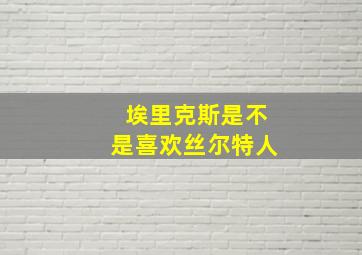 埃里克斯是不是喜欢丝尔特人