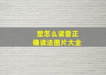 塑怎么读音正确读法图片大全