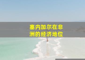 塞内加尔在非洲的经济地位