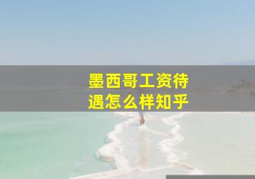 墨西哥工资待遇怎么样知乎