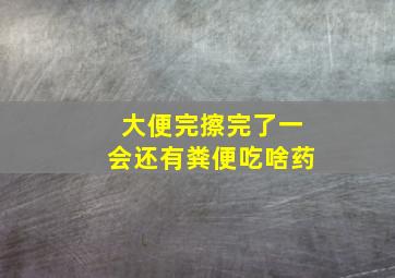 大便完擦完了一会还有粪便吃啥药