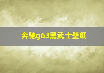 奔驰g63黑武士壁纸