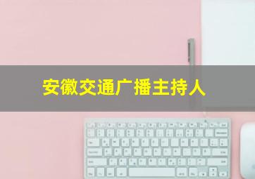 安徽交通广播主持人