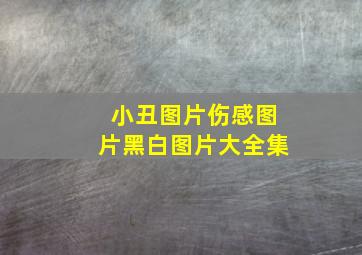 小丑图片伤感图片黑白图片大全集