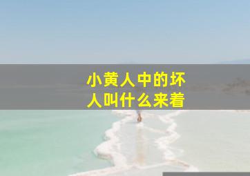 小黄人中的坏人叫什么来着