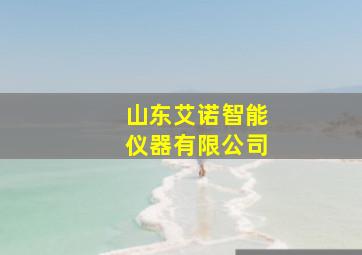 山东艾诺智能仪器有限公司