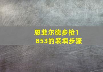 恩菲尔德步枪1853的装填步骤