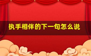 执手相伴的下一句怎么说