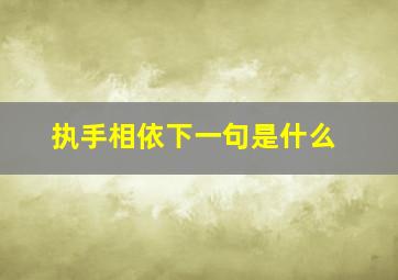 执手相依下一句是什么