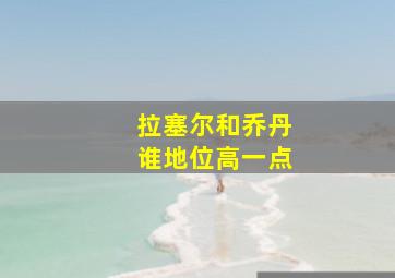 拉塞尔和乔丹谁地位高一点