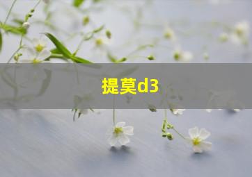 提莫d3