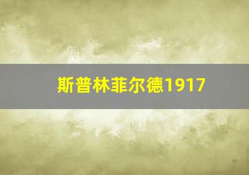 斯普林菲尔德1917