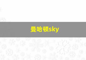 曼哈顿sky