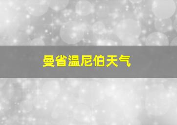 曼省温尼伯天气