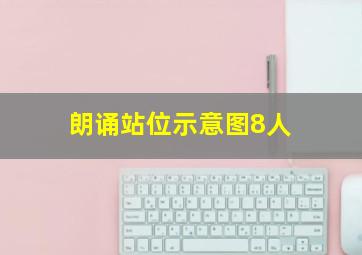 朗诵站位示意图8人