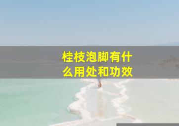 桂枝泡脚有什么用处和功效