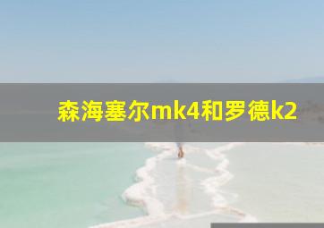 森海塞尔mk4和罗德k2