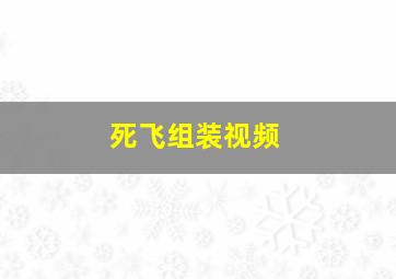 死飞组装视频