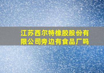 江苏西尔特橡胶股份有限公司旁边有食品厂吗