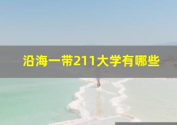 沿海一带211大学有哪些