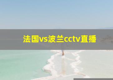 法国vs波兰cctv直播