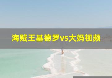 海贼王基德罗vs大妈视频