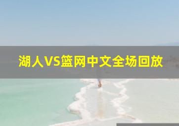 湖人VS篮网中文全场回放