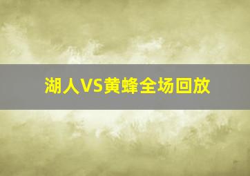 湖人VS黄蜂全场回放