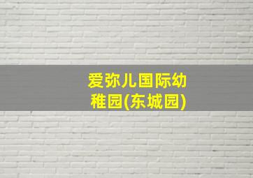 爱弥儿国际幼稚园(东城园)