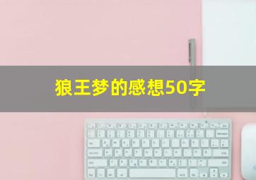 狼王梦的感想50字