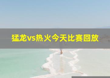 猛龙vs热火今天比赛回放