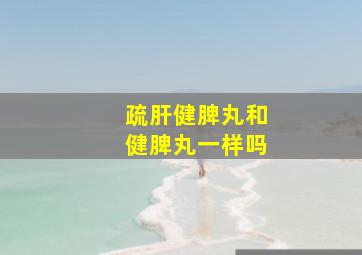 疏肝健脾丸和健脾丸一样吗