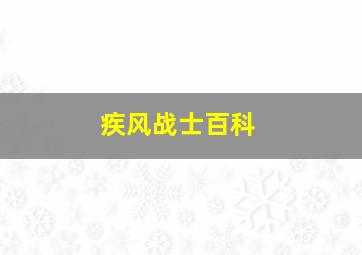 疾风战士百科