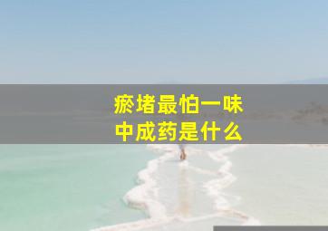 瘀堵最怕一味中成药是什么