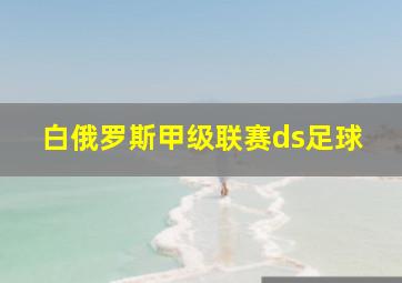 白俄罗斯甲级联赛ds足球