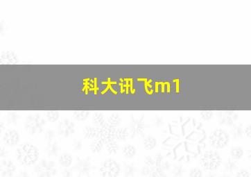 科大讯飞m1