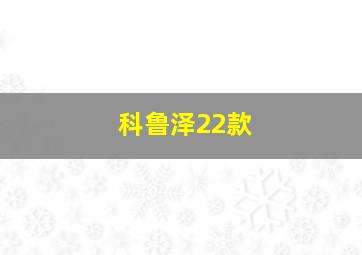 科鲁泽22款