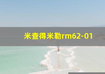 米查得米勒rm62-01