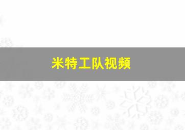 米特工队视频