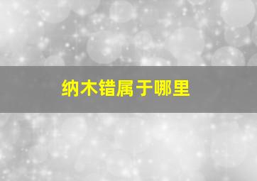 纳木错属于哪里