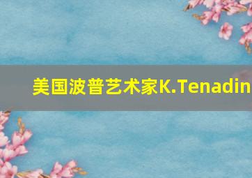 美国波普艺术家K.Tenadin