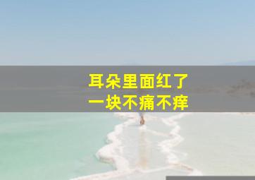 耳朵里面红了一块不痛不痒