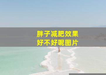 胖子减肥效果好不好呢图片