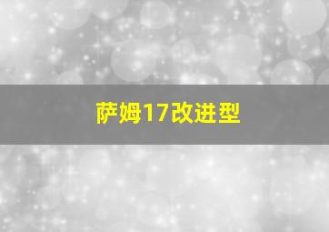 萨姆17改进型