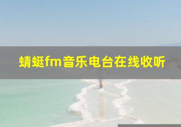 蜻蜓fm音乐电台在线收听