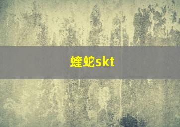 蝰蛇skt