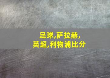 足球,萨拉赫,英超,利物浦比分