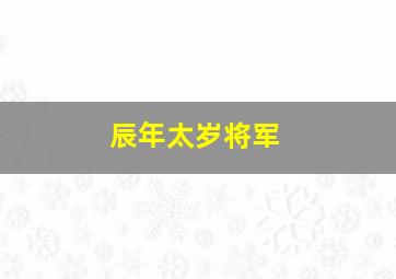 辰年太岁将军